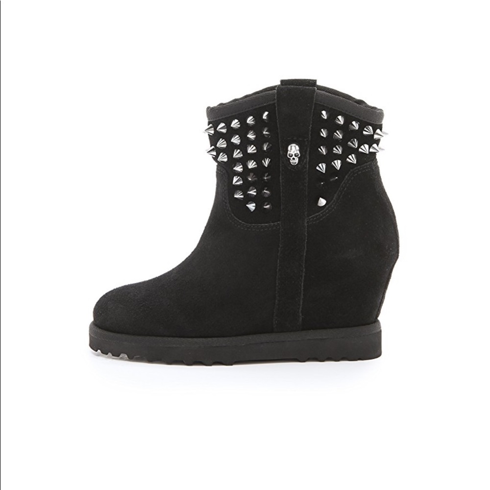 Ash - “Yahoo Bis” Wedge Suede Boots View 2